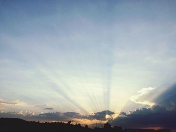 Panoramic view of landscape against sky