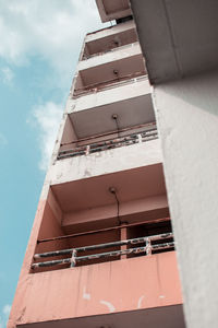 Low angle view of building against sky