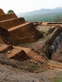 High angle view of landscape