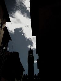 Low angle view of building against sky