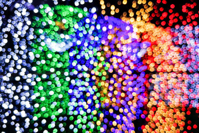 Full frame shot of multi colored lights