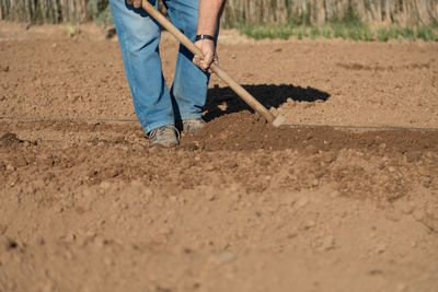 Man working at construction site