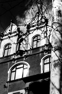 Low angle view of building against the sky