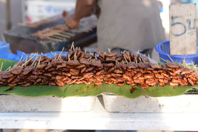 Close-up of spices for sale at market