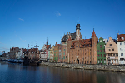 View of buildings at waterfront