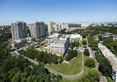 Aeial view of u.s. embassy, kyiv, ukraine