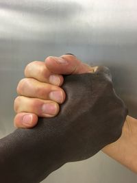 Close-up of human hands