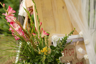 Close-up of flower bouquet