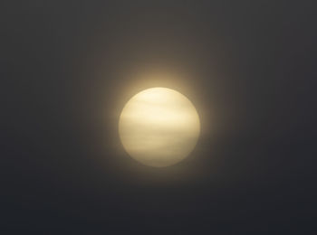 Scenic view of moon against sky