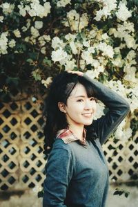 Portrait of young woman