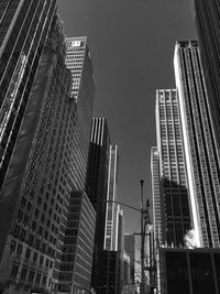 Low angle view of skyscrapers