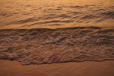 Full frame shot of sand on beach