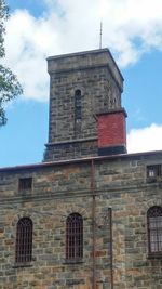 Low angle view of building against sky