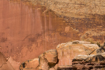 Close-up of rocks