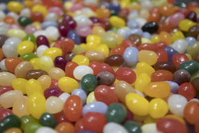 Full frame shot of multi colored candies