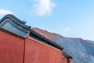 Mount wutai scenic spot in china