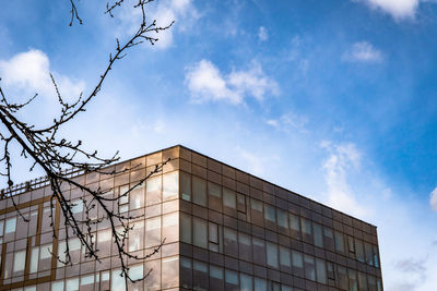 Low angle view of building against sky