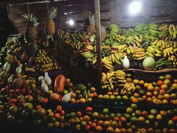 Close-up of fruits for sale in market