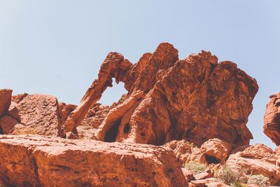 View of rock formation