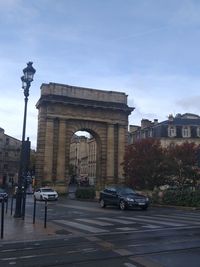 View of city street