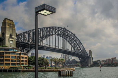 View of buildings against cloudy sky