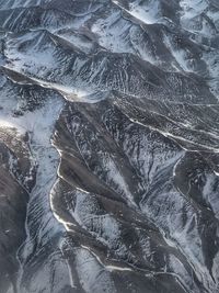 Full frame shot of frozen water