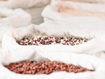 Close-up of cake for sale in market