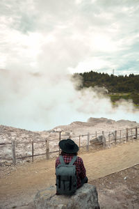 Sikidang crater, dieng - central java