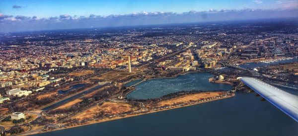 Aerial view of cityscape