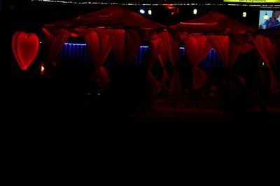 People at night