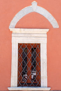 Low angle view of historic building