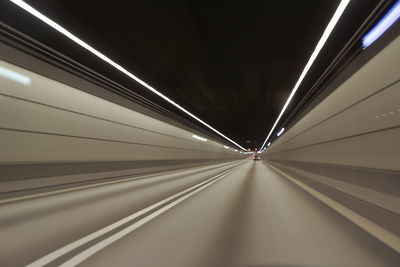 Illuminated tunnel