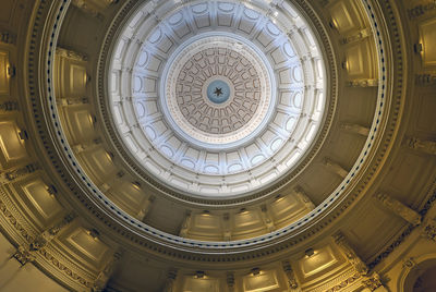 Low angle view of dome of building