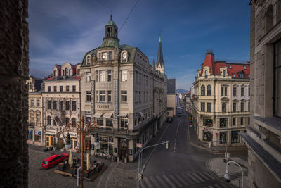 Buildings in city