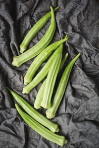 High angle view of vegetables
