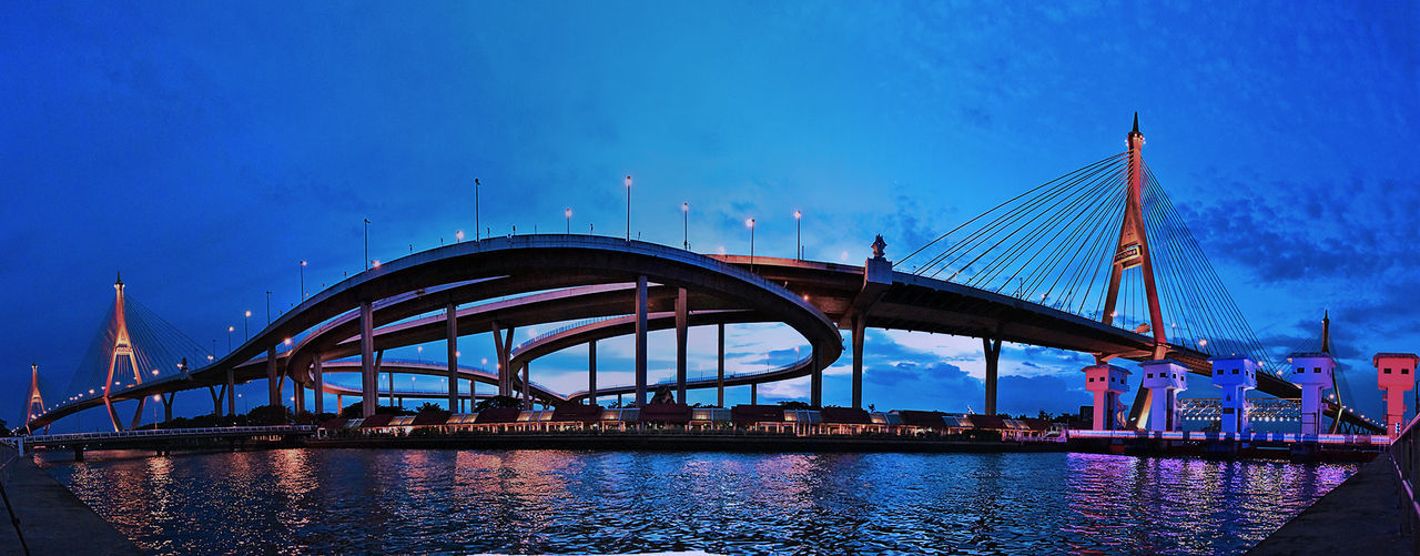 VIEW OF BRIDGE OVER RIVER