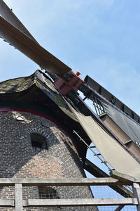 Low angle view of built structure against sky