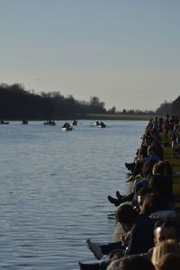 Reflection of trees in water