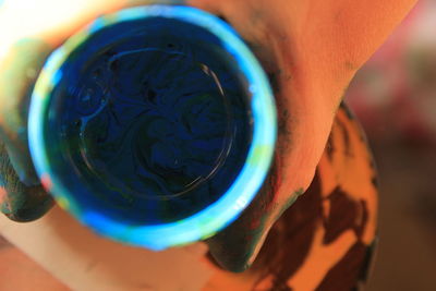 Close-up of human hand