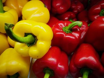 Full frame shot of bell peppers