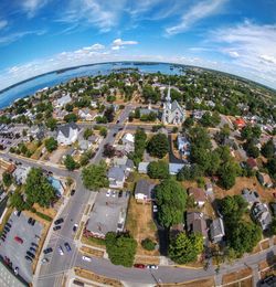 Aerial view of cityscape