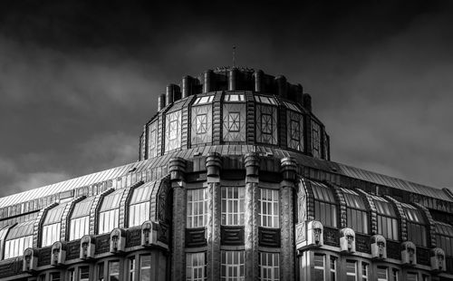 Low angle view of building against sky