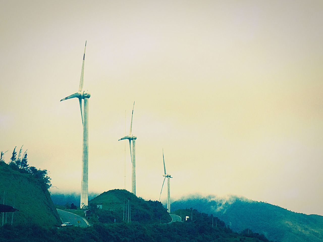 sky, no people, outdoors, day, tower, nature, architecture