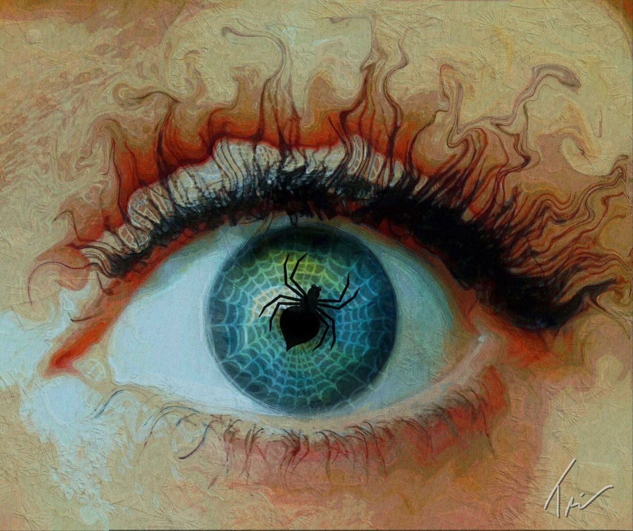 indoors, human eye, close-up, eyesight, eyelash, full frame, circle, extreme close-up, part of, sensory perception, looking at camera, backgrounds, portrait, pattern, iris - eye, eyeball, design