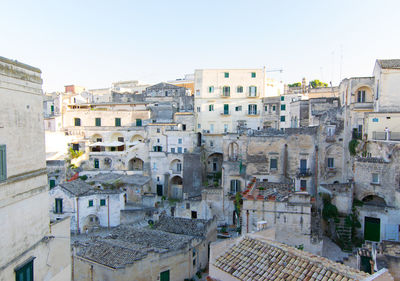 Exterior of buildings against sky in city