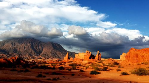 Panoramic view of landscape against sky