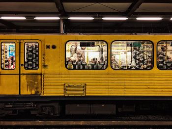 Train at railroad station