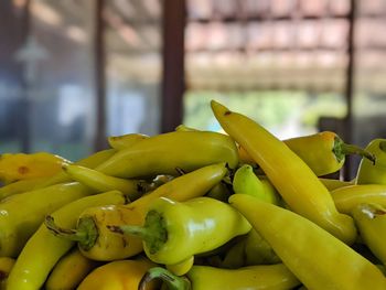 Close-up of fruits for sale at market stall