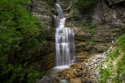 Waterfall in forest