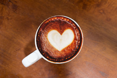 Close-up of coffee on table